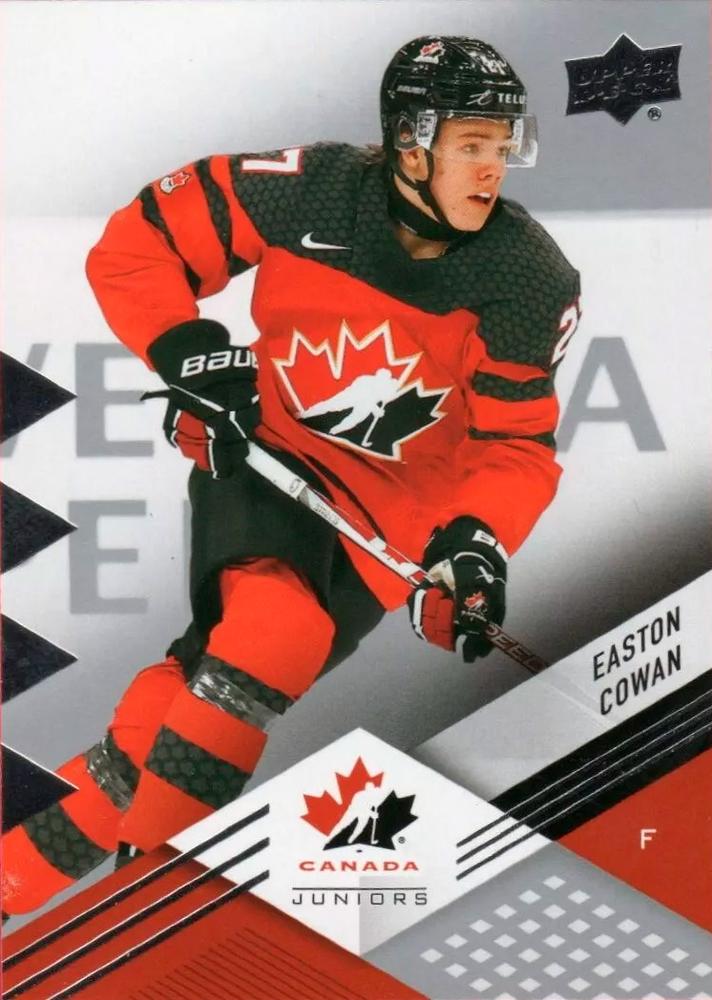 #13 Easton Cowan - Canada - 2024 Upper Deck Team Canada Juniors Hockey