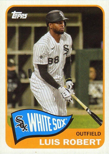 #T65-13 Luis Robert - Chicago White Sox - 2021 Topps - 1965 Topps Redux Baseball