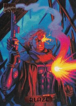 #13 Blaze - 1994 Fleer Marvel Masterpieces Hildebrandt Brothers