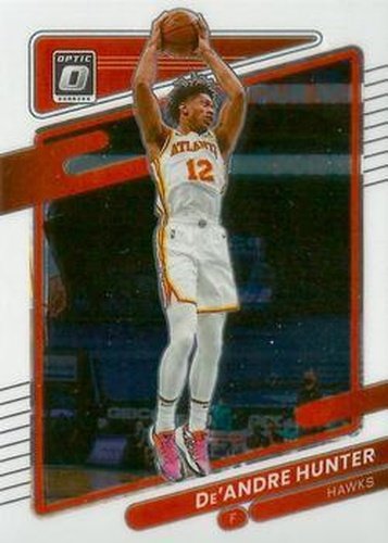 #13 De'Andre Hunter - Atlanta Hawks - 2021-22 Donruss Optic Basketball