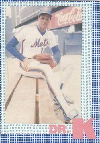 #13 Dwight Gooden - New York Mets - 1985 Renata Galasso Dwight Gooden Dr. K Baseball