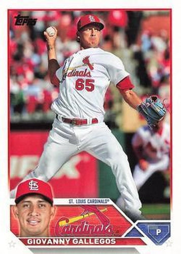 #13 Giovanny Gallegos - St. Louis Cardinals - 2023 Topps Baseball