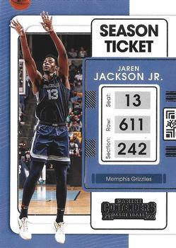 #13 Jaren Jackson Jr. - Memphis Grizzlies - 2021-22 Panini Contenders Basketball