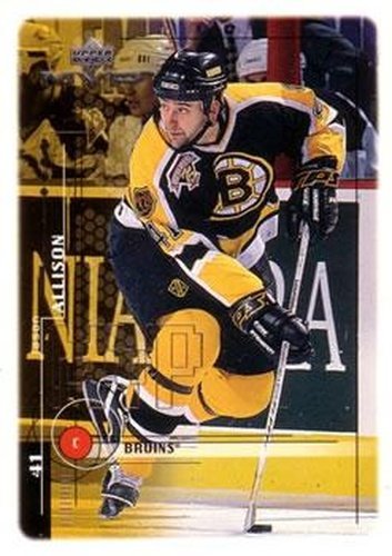 #13 Jason Allison - Boston Bruins - 1998-99 Upper Deck MVP Hockey