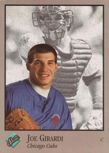 #13 Joe Girardi - Chicago Cubs - 1992 Studio Baseball