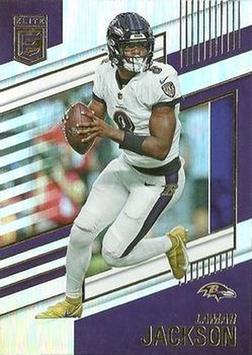 #13 Lamar Jackson - Baltimore Ravens - 2022 Donruss Elite Football