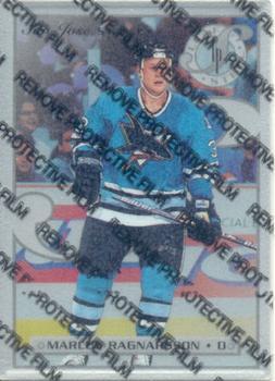 #13 Marcus Ragnarsson - San Jose Sharks - 1996-97 Leaf Preferred - Steel Hockey