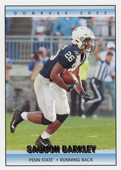 #13 Saquon Barkley - Penn State Nittany Lions - 2022 Panini Chronicles Draft Picks - Donruss Retro Football