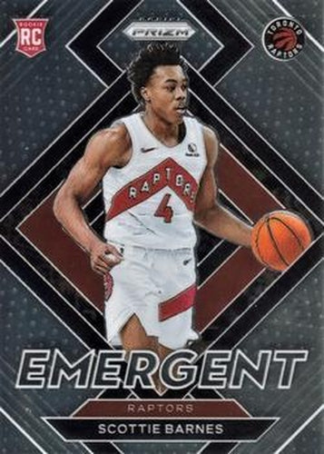 #13 Scottie Barnes - Toronto Raptors - 2021-22 Panini Prizm - Emergent Basketball