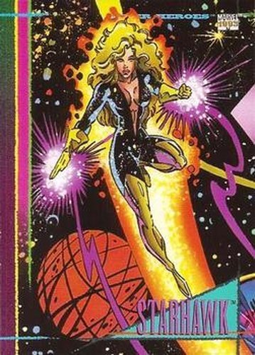 #13 Starhawk - 1993 SkyBox Marvel Universe