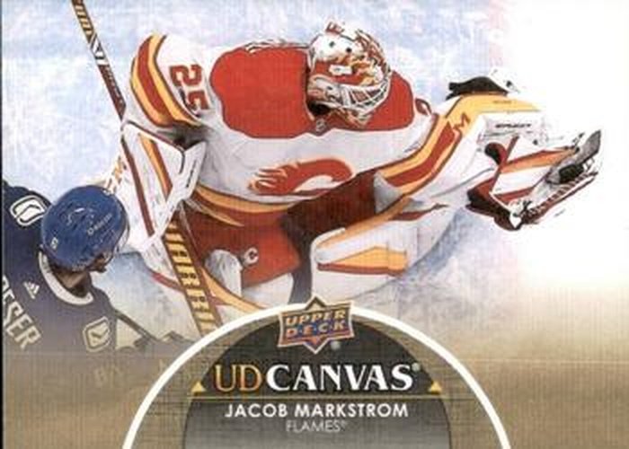 #C13 Jacob Markstrom - Calgary Flames - 2021-22 Upper Deck - UD Canvas Hockey