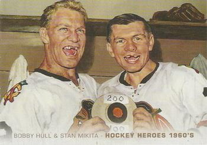 #HH26 Bobby Hull / Stan Mikita - Chicago Blackhawks - 2011-15 Upper Deck - Hockey Heroes