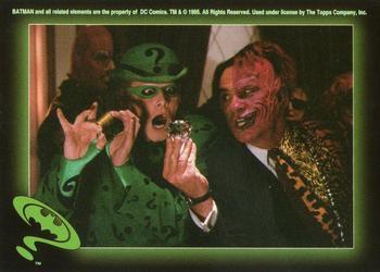 #13 Riddler and Two-Face - 1995 Topps Batman Forever Stickers