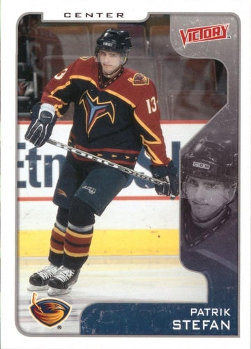 #13 Patrik Stefan - Atlanta Thrashers - 2001-02 Upper Deck Victory Hockey