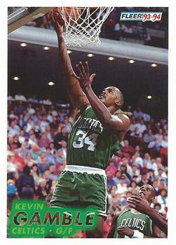 #13 Kevin Gamble - Boston Celtics - 1993-94 Fleer Basketball