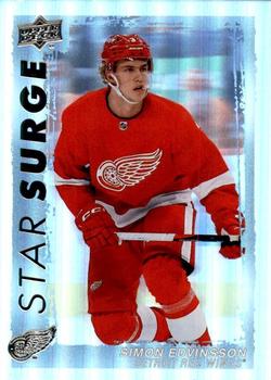 #SS-13 Simon Edvinsson - Detroit Red Wings - 2023-24 Upper Deck - Star Surge Hockey