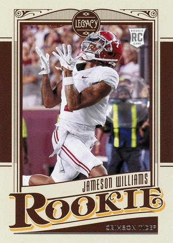 #13 Jameson Williams - Alabama Crimson Tide - 2022 Panini Chronicles Draft Picks - Legacy Rookies Football