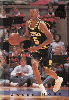 #13 Jalen Rose - Michigan Wolverines / Denver Nuggets - 1994 Classic Four Sport