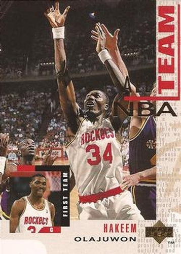 #13 Hakeem Olajuwon - Houston Rockets - 1994-95 Upper Deck Basketball