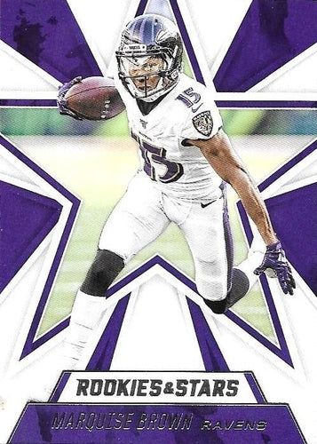 #13 Marquise Brown - Baltimore Ravens - 2020 Panini Rookies & Stars Football