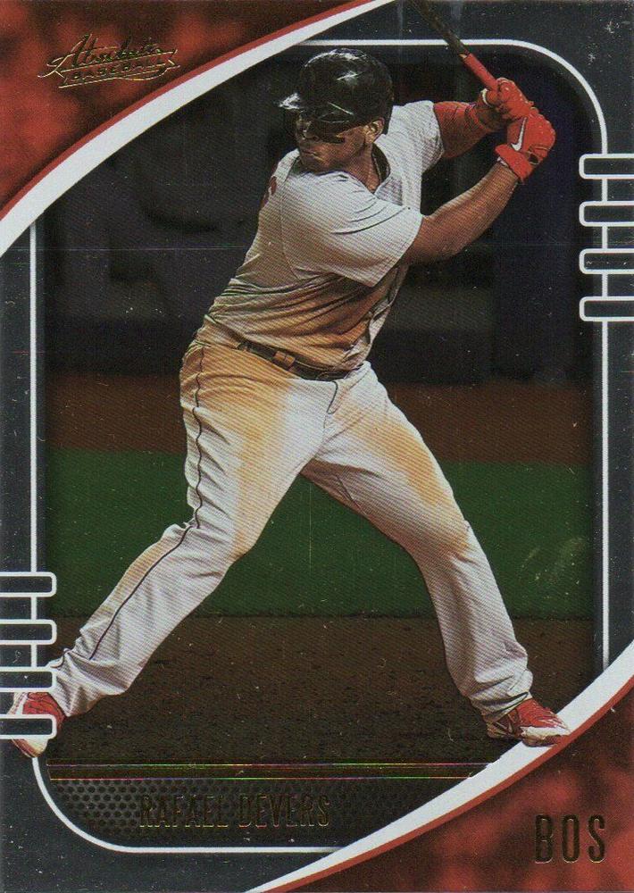 #13 Rafael Devers - Boston Red Sox - 2021 Panini Absolute Baseball