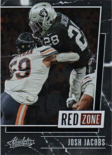 #RZ-JJ Josh Jacobs - Las Vegas Raiders - 2020 Panini Absolute - Red Zone Football