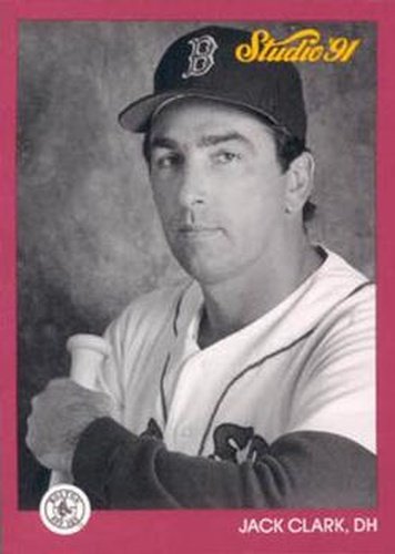 #13 Jack Clark - Boston Red Sox - 1991 Studio Baseball