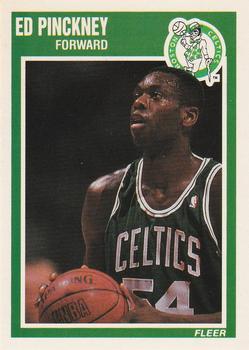 #13 Ed Pinckney - Boston Celtics - 1989-90 Fleer Basketball