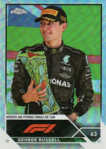 #13c George Russell - Mercedes-AMG Petronas Formula One Team - 2023 Topps Chrome Formula 1 Racing