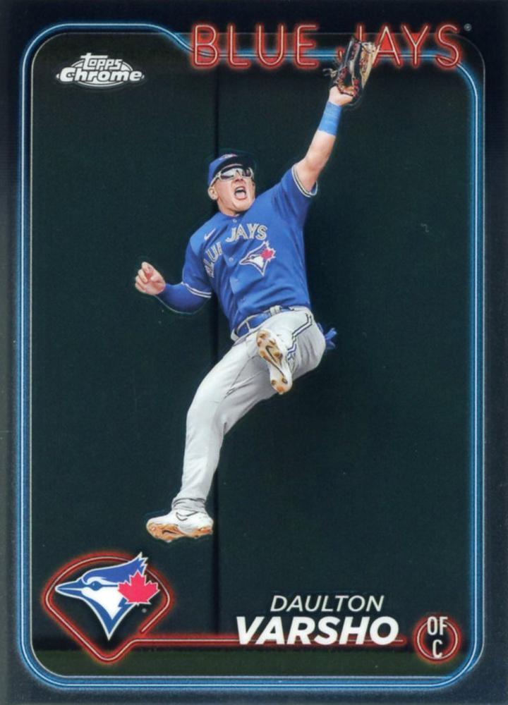 #140 Daulton Varsho - Toronto Blue Jays - 2024 Topps Chrome Baseball