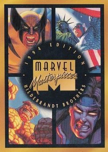 #140 Checklist - 1994 Fleer Marvel Masterpieces Hildebrandt Brothers
