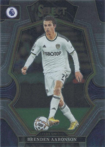 #140 Brenden Aaronson - Leeds United - 2022-23 Panini Select Premier League Soccer
