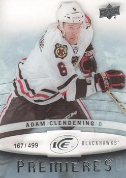 #140 Adam Clendening - Chicago Blackhawks - 2014-15 Upper Deck Ice Hockey