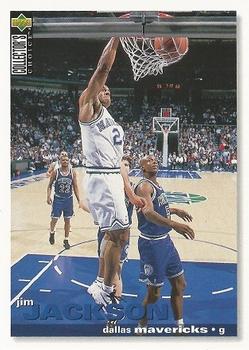 #140 Jim Jackson - Dallas Mavericks - 1995-96 Collector's Choice Basketball