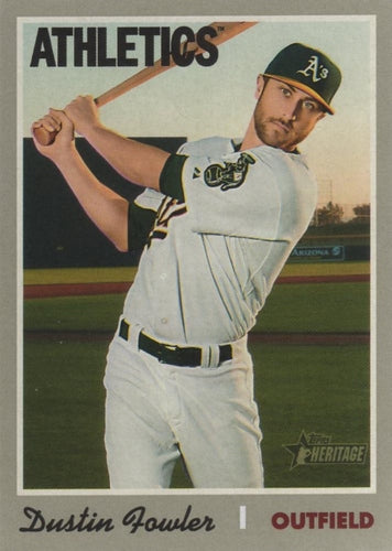 #140 Dustin Fowler - St. Louis Cardinals - 2019 Topps Heritage Baseball