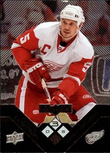 #140 Nicklas Lidstrom - Detroit Red Wings - 2008-09 Upper Deck Black Diamond Hockey