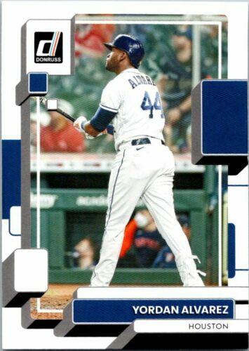 #140 Yordan Alvarez - Houston Astros - 2022 Donruss Baseball