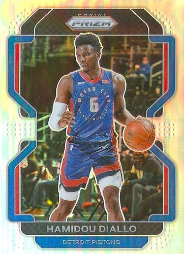 #140 Hamidou Diallo - Detroit Pistons - 2021-22 Panini Prizm - Silver Basketball