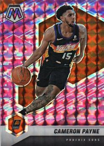 #140 Cameron Payne - Phoenix Suns - 2020-21 Panini Mosaic - Mosaic Camo Pink Basketball