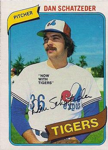 #140 Dan Schatzeder - Detroit Tigers - 1980 O-Pee-Chee Baseball