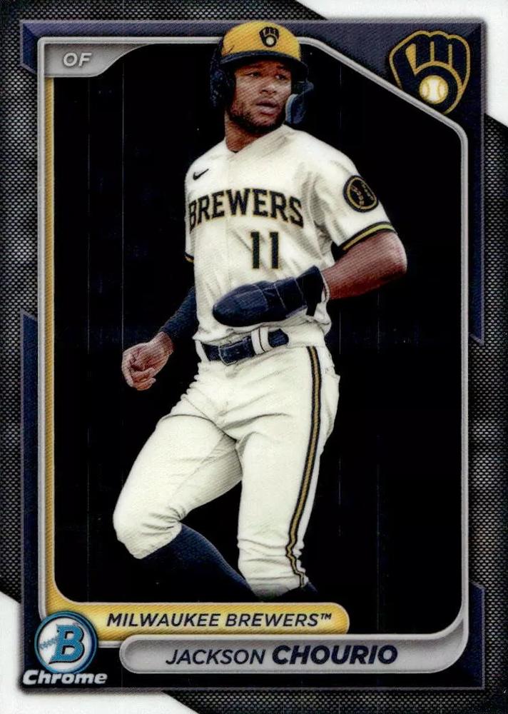#BCP-140 Jackson Chourio - Milwaukee Brewers - 2024 Bowman - Chrome Prospects Baseball