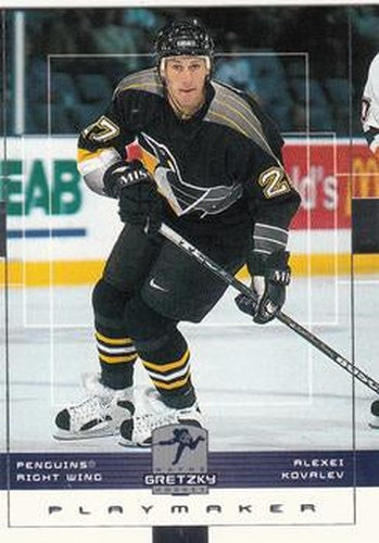 #140 Alexei Kovalev - Pittsburgh Penguins - 1999-00 Upper Deck Wayne Gretzky Hockey