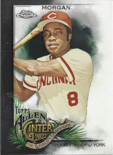 #140 Joe Morgan - Cincinnati Reds - 2022 Topps Allen & Ginter Chrome Baseball