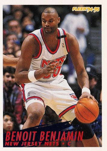 #140 Benoit Benjamin - New Jersey Nets - 1994-95 Fleer Basketball