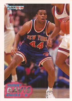 #140 Hubert Davis - New York Knicks - 1993-94 Fleer Basketball