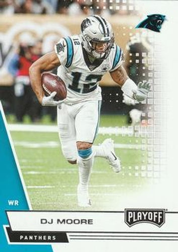 #140 DJ Moore - Carolina Panthers - 2020 Panini Playoff Football