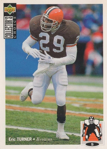 #140 Eric Turner - Cleveland Browns - 1994 Collector's Choice Football