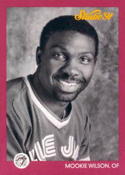 #140 Mookie Wilson - Toronto Blue Jays - 1991 Studio Baseball