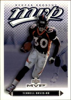 #140 Terrell Davis - Denver Broncos - 2003 Upper Deck MVP Football