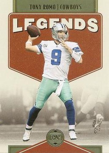 #140 Tony Romo - Dallas Cowboys - 2022 Panini Legacy Football